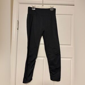 Fabletics 7/8 Charcoal Gray High Waist Leggings Essential Activewear